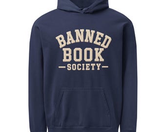 Banned Book Society Hoodie | Book Lover Hoodie | Reader Sweatshirt | Librarian Gift | Book Club Gift