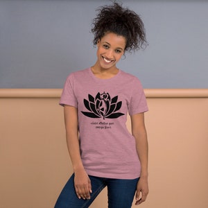 Where attention goes energy flows Unisex t-shirt