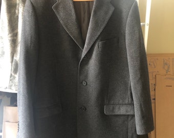 YVES SAINT LAURENT Italian wool cashmere coat