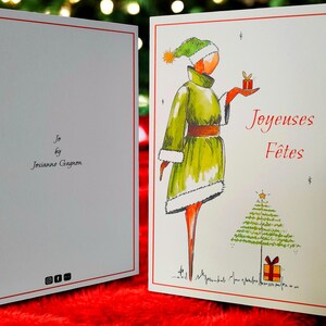 Unique Original Holiday Greeting Cards, Blank Christmas Cards