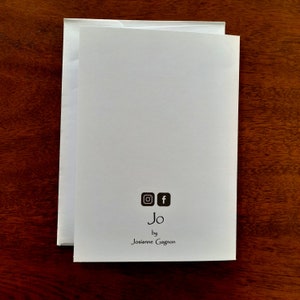 Original and textless fashion silhouette greeting cards image 3