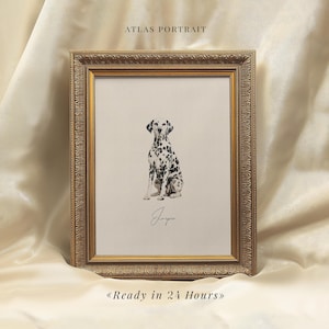 Aangepaste aquarel hondenportret, handgetekende hondenliefhebber cadeau, gepersonaliseerd hond schilderij van foto, huisdier verlies illustratie, hond Memorial cadeau