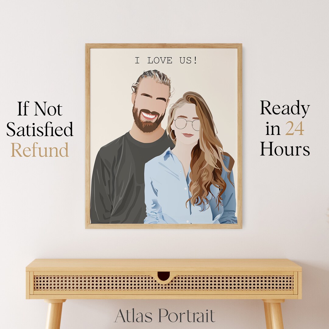 Custom Couple Portrait Custom Faceless Portrait Faceless Portrait From ...