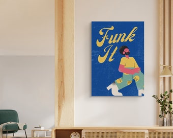 Funky Wall Art,Funky Artwork,Funky Art,Funky Home Decor,Funky Art Print,Funky Room Decor,Funky Poster,Groovy Wall Art,Funky Wall Decor