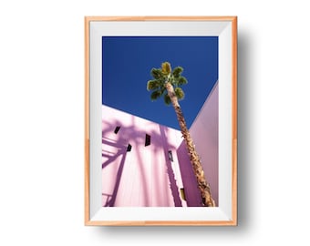 Palm Springs Poster, California Wall Art, Architecture Print, Mid Century Modern Decor, Modern Wall Decor , Architectural Photography