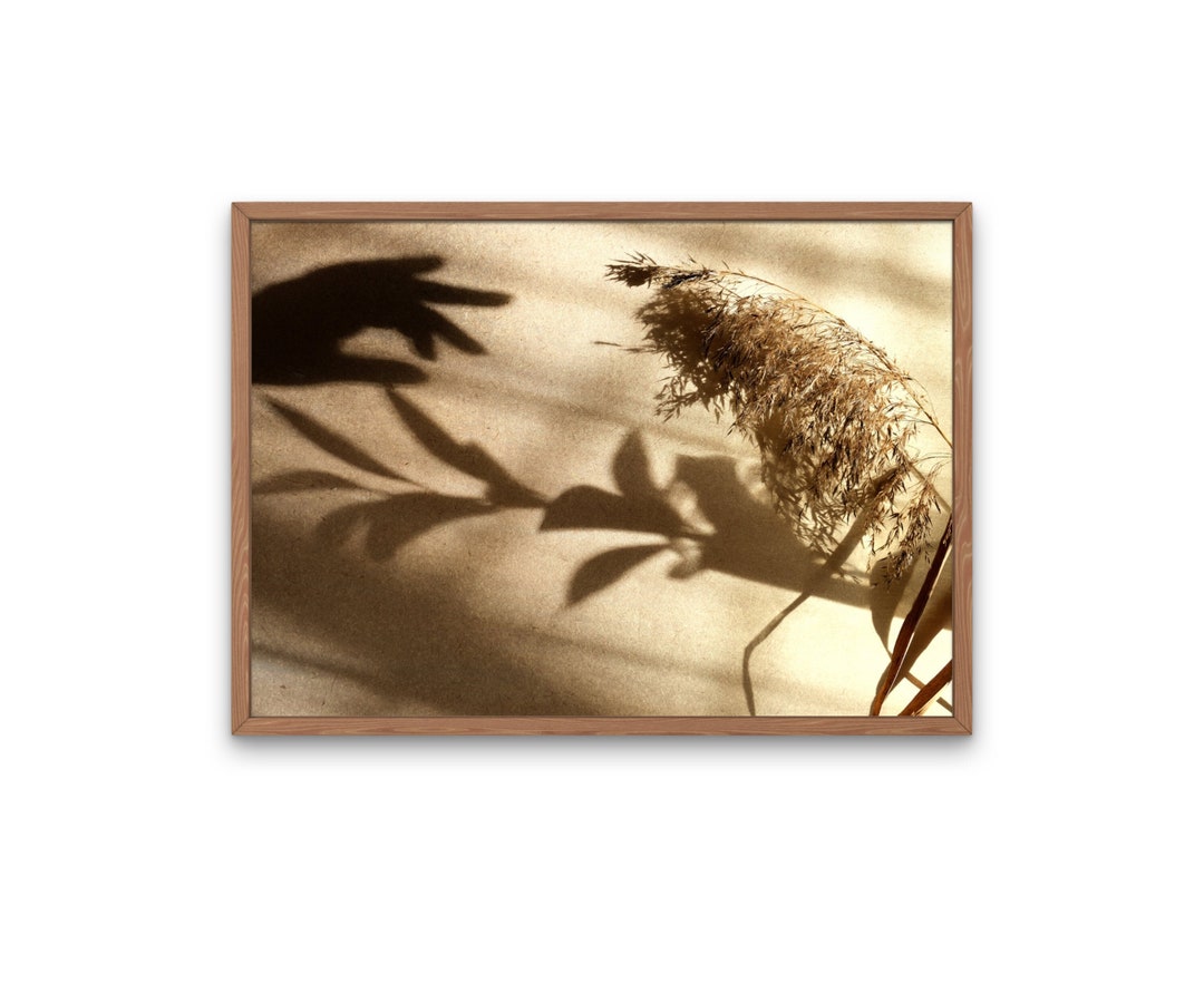 Posters Using Shadow Shadows Poster, Blurred Botanical Poster, Modern Wall Decor, Greenery ...