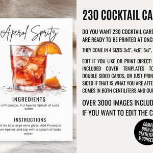 Cocktail Recipe Cards Template 230 Editable Drink Recipe Cards Instant Cocktail Recipe Cards Template 230 Editable Drink Recipe Cards Instant