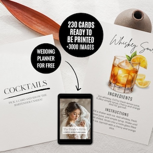 Schede di ricette per bevande modificabili Modello di carte per ricette di cocktail Schede per cocktail Canva fai da te Schede per ricette di bevande Bar Ricetta Menu Segno Oltre 3000 immagini