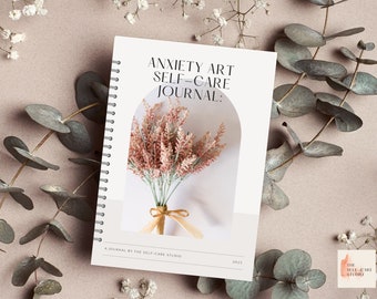 Art Therapy Anxiety Journal, Art Therapy Prompts, Mental Health Journal, Therapy Journal for Mental Health, Printable Journal Prompts