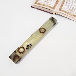 Handcrafted Mezuzah Case with Forest Acorns & Epoxy Resin | Jewish Home Wedding Gift - Unique Judaica Mezuzah Case - Jewish Home Decor Gift