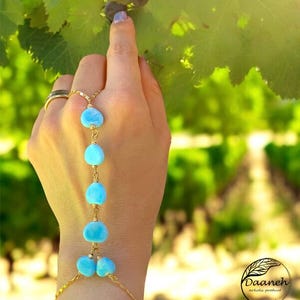 Glas Herz Armband | Geburtstagsgeschenk | Geschenk für Sie | Handarbeit| Lampwork Kunst| Sommer Armband | Murano-Stil | Blau Armband | Halloweens