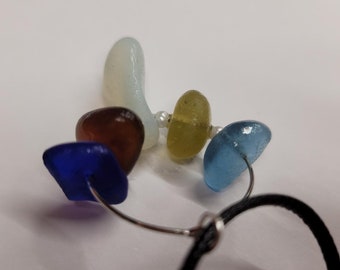 Rainbow Sea Glass Necklace