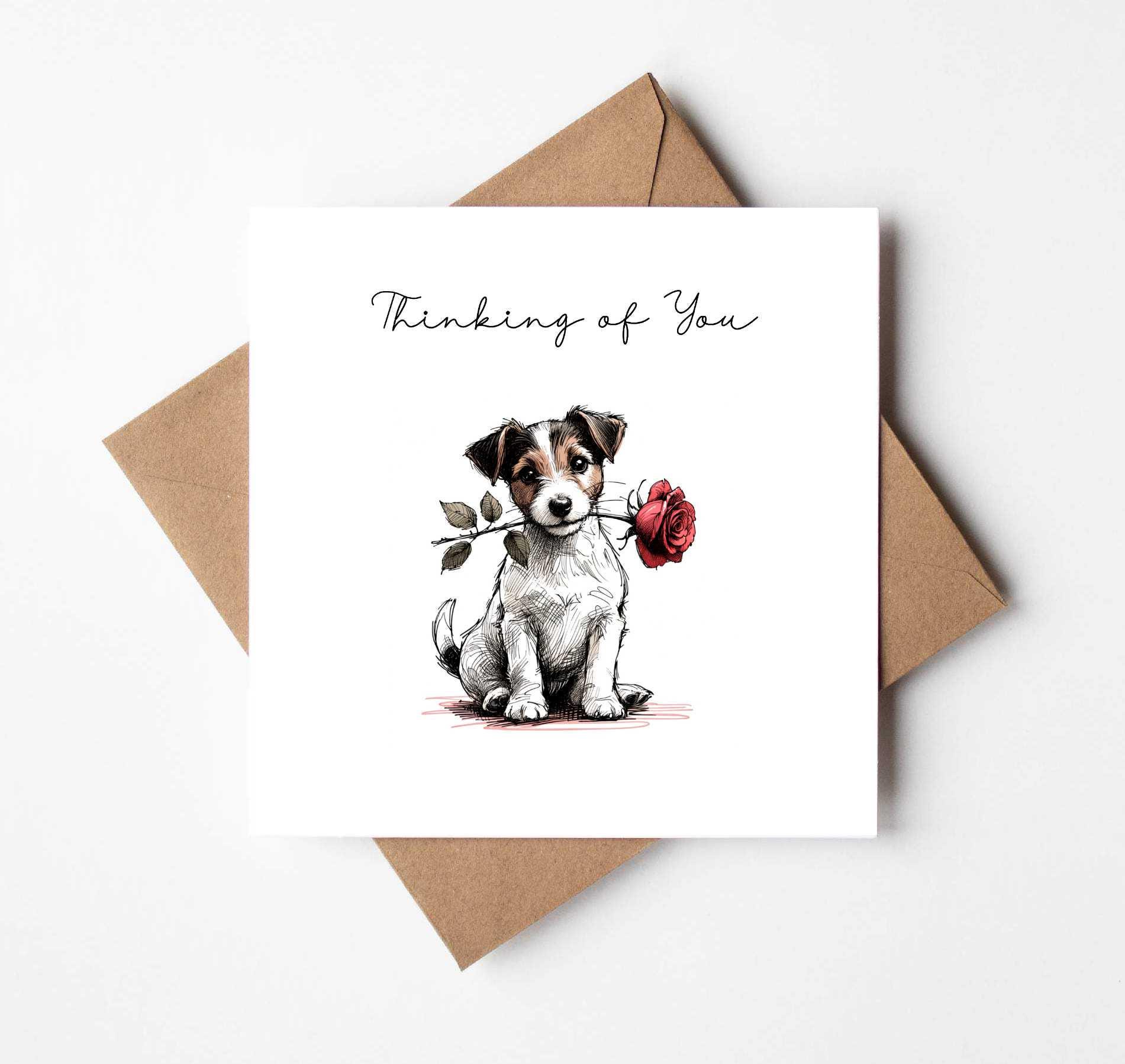 Jack Russell Get Well Card - Etsy