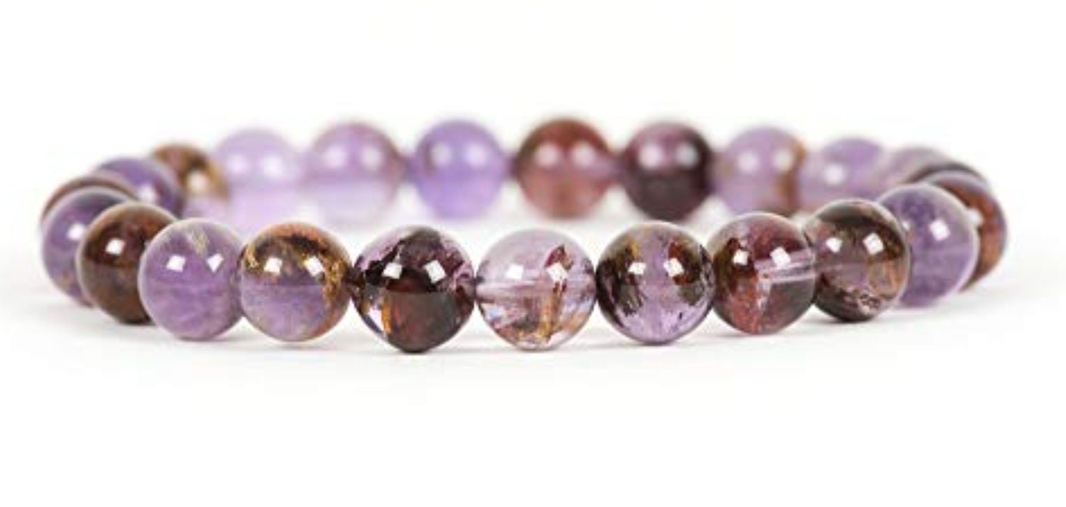 Natural Super 7 Healing Crystal Bracelet - Etsy