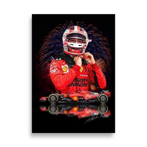 Charles Leclerc Ferrari Formula 1 2023 Poster Print | SF-23 | A Stunning Addition to Your Motorsport Collection | **Digital Download**