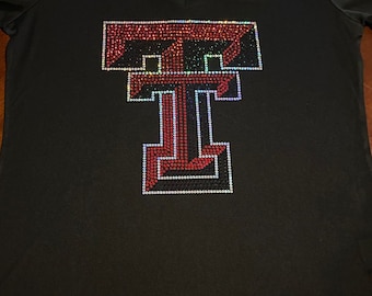 Spangle Texas T inspired women's BLING tees