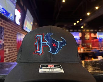 Houston /toro inspired Combo cap BLACK