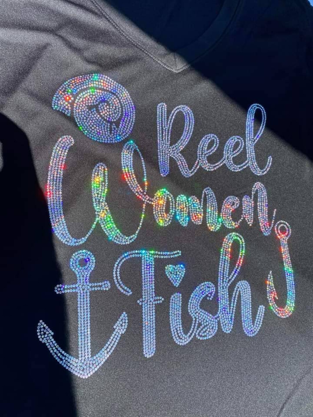 Spangle Reel Women FISH!!! Women's Bling. - Etsy