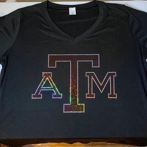 Spangle AM inspired BLING women&#39;s vneck