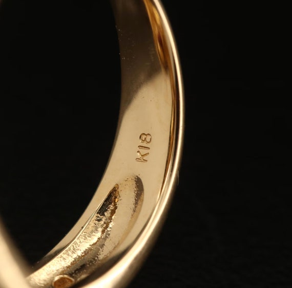 18K Double Pear Shaped Ruby & Diamond Ring - image 6