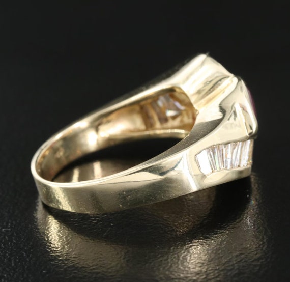 14k Ruby & Diamond Ring - image 5