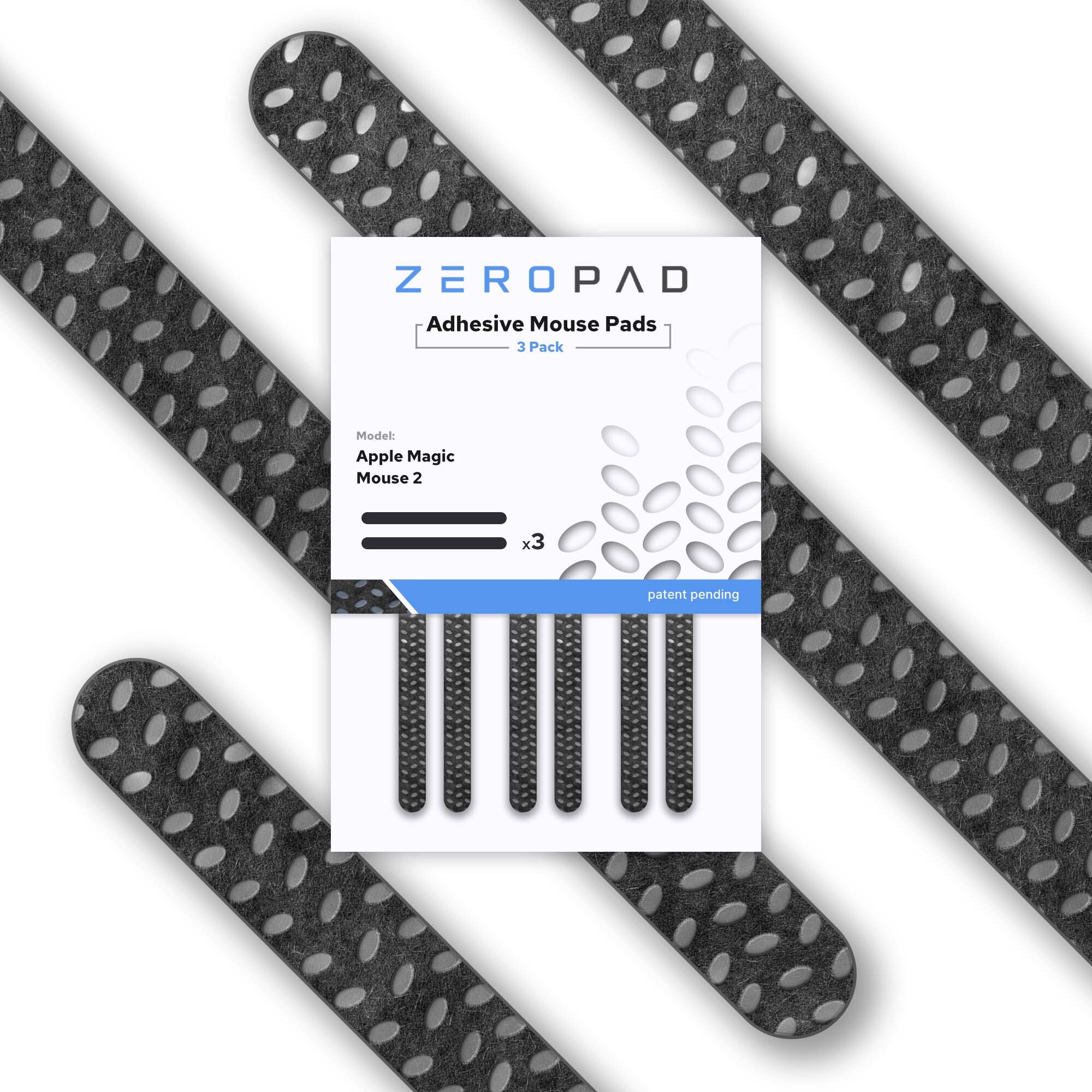 Mousepad for Apple Magic Mouse 2 ZEROPAD Minimalist Mouse Pad for Apple