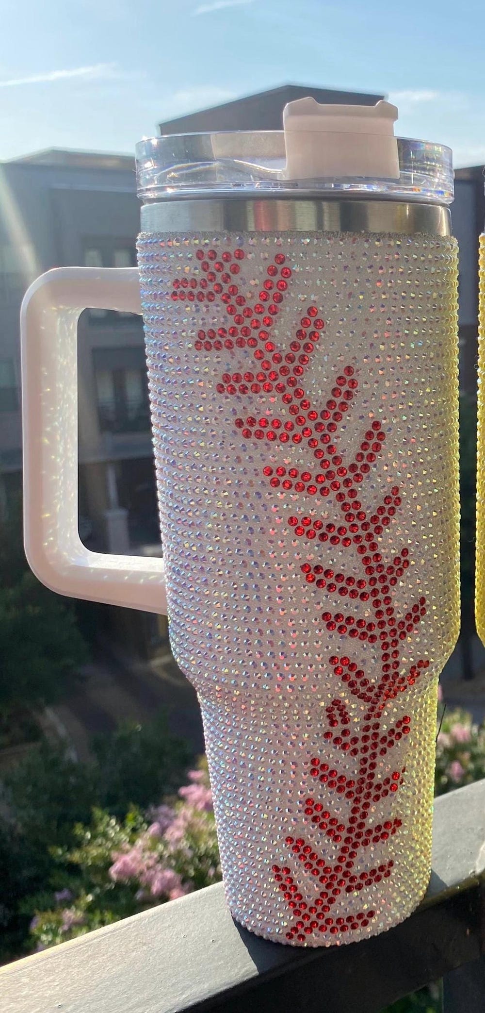 Baseball Tumbler. Bling Tumbler. Baseball Season. 40Oz Tumbler. Bling Baseball. Rhinestone Tumbler. Game Day Bespoketshirt
