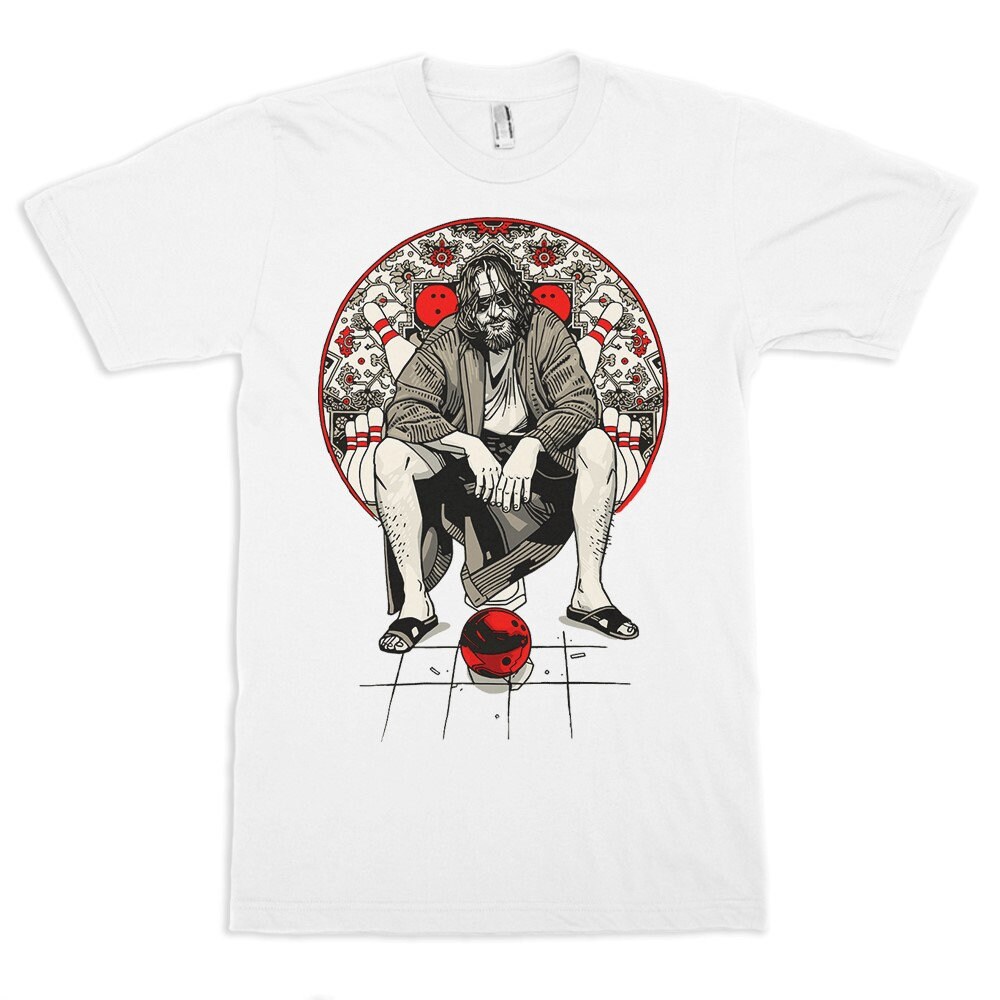 Chemise Strikeologiste Anvil Blanche – Bowling, Ligue, Hommage Big Lebowski