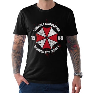 Umbrella Corporation 1968 Resident Evil T-Shirt, Men&#39;s and Women&#39;s Sizes (bc-257)