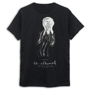 The Scream by Edvard Munch T-Shirt, Men's and Women's Sizes (bc-146)