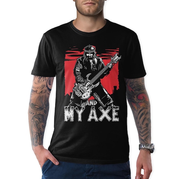 Gimli and My Axe Heavy Metal T-Shirt, J. R. R. Tolkien Shirt, Men's and Women's Sizes