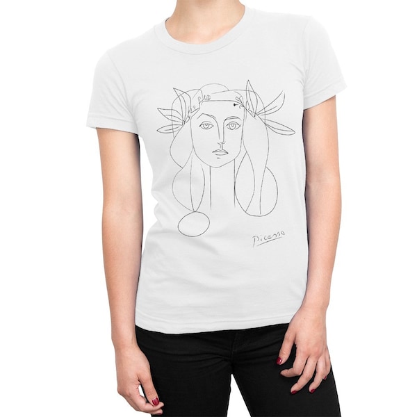 Head of a Woman By Pablo Picasso T-Shirt, Men's and Women's Sizes (bc-294)