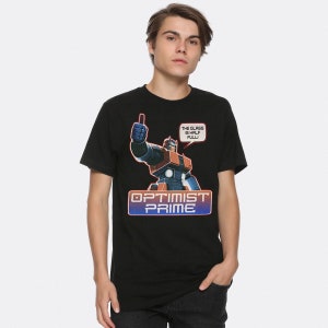 Optimist Prime Funny Optimus Prime T-Shirt, Transformers Shirt, Men&#39;s and Women&#39;s Sizes (MOV-23772)