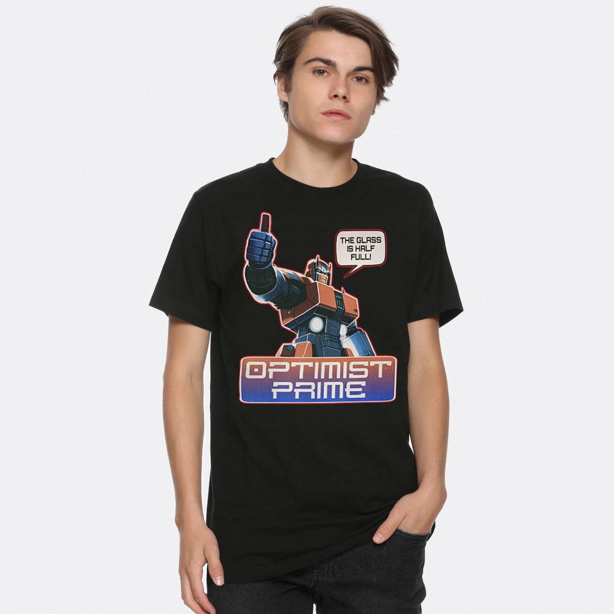 Optimist Prime Funny Optimus Prime T-shirt, Transformers Shirt 