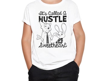 ズートピア イッツ・コールド・ア・ハッスル スウィートハート Tシャツ キッズサイズ (ZTP-433911)