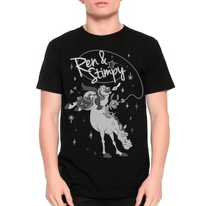 T-shirt Ren and Stimpy, heren- en damesmaten (bc-211)