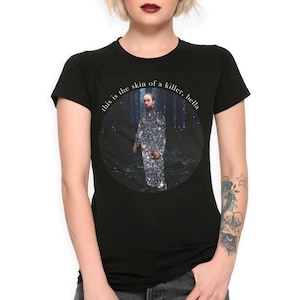 Robert Pattinson This is The Skin of a Killer Bella Meme T-Shirt, Men&#39;s and Women&#39;s Sizes (bc-200)