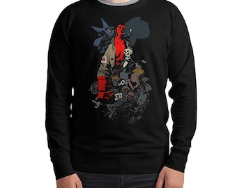 Hellboy Comics Sweatshirt and Hoodie, Unisex Sizes (bc-197)