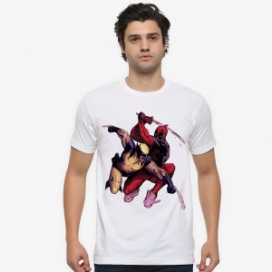 Deadpool and Wolverine Art T-Shirt, Men&#39;s and Women&#39;s Sizes (DEA-952210)
