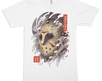 【MASKED2025】Artist T-shirts Friday the 13th Jason's Mask T-shirt, Men's and Women's Sizes (bc