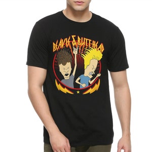 Beavis and Butt-Head rock-'n-roll-T-shirt, heren- en damesmaten (BEB-183102)