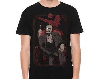 Edgar Allan Poe Dark T-Shirt, Men's and Women's Sizes (bc-196)
