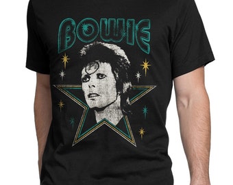 David Bowie Starman Vintage T-Shirt, Men's and Women's Sizes (bc-248)