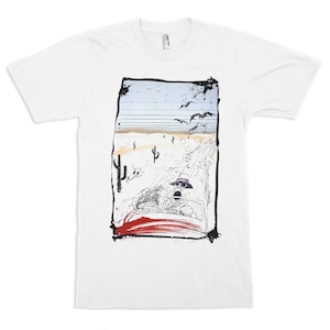 Camiseta con el arte Miedo y asco en Las Vegas, tallas para hombre y mujer (bc-141)