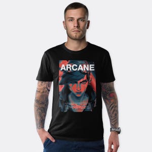 Camiseta de la serie animada Arcane VI, tallas para hombre y mujer (ARC-87882)