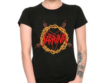 Camiseta estilo rock de Sabrina Witch, Las escalofriantes aventuras de Sabrina (bc-188)