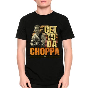 Arnold Schwarzenegger Get To Da Choppa T-Shirt, Predator 1987 Shirt, Men&#39;s and Women&#39;s Sizes (bc-204)