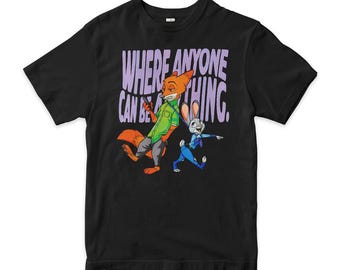 Zootopia Judy und Nick T-Shirt, Herren- und Damengrößen (ZTP-554920)