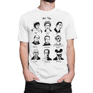 Art Club Famous Artists T-Shirt, Men&#39;s and Women&#39;s Sizes (bc-341)