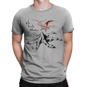 Tolkien Lonely Mountain T-Shirt, Men's and Women's Sizes (LOR-13462)